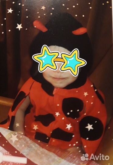 Новогодний костюм божья коровка Carters