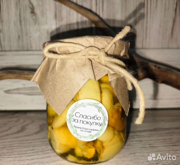 Грибы Полубелые/Боровики жёлтые маринованные