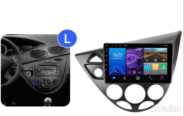 9'' Ford Focus I магнитола Android Wi-FI GPS