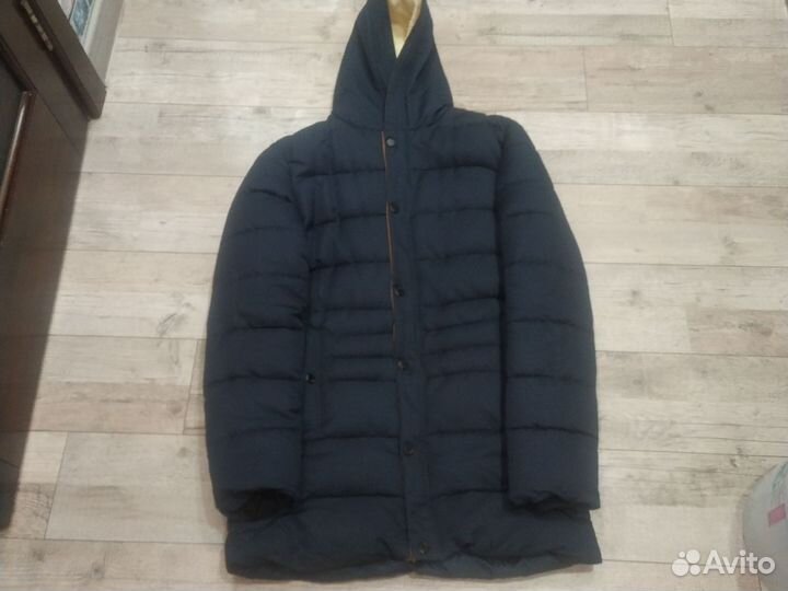 Пуховик зимний мужской удлиненный