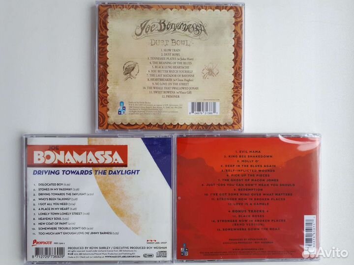 CD диски Joe Bonamassa и Beth Hart