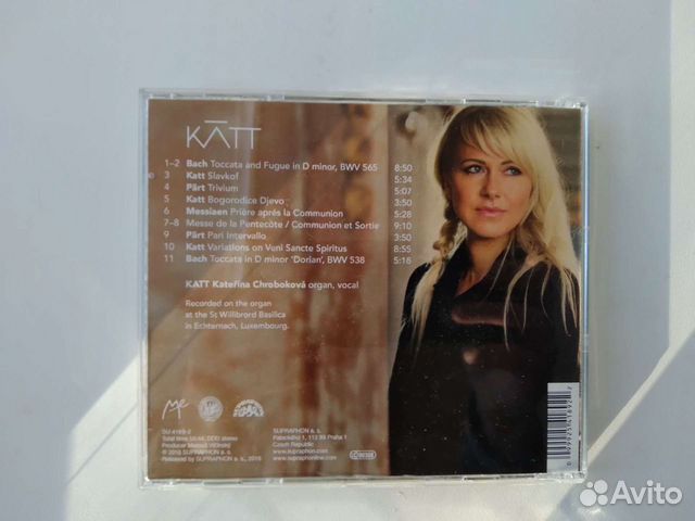 Katt Bach Messiaen Pärt Organ Classical Music CD