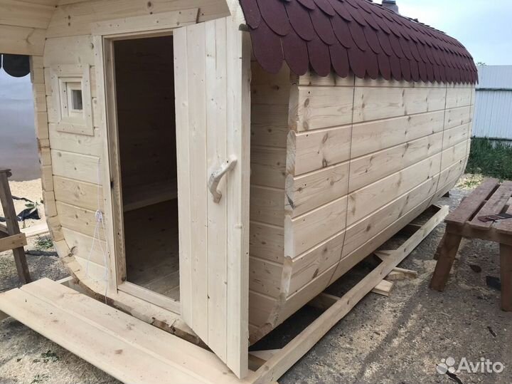 Бани-бочки квадро с доставкой