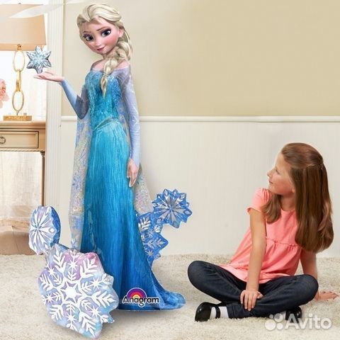 Шар ходячий 3D Холодное сердце Эльза 170см