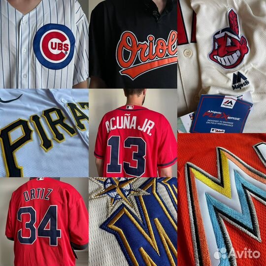 MLB Jersey/Бейсбольные рубашки в ассортимете