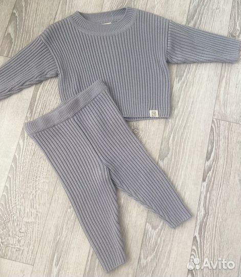 Костюм в рубчик