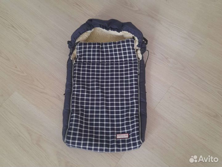 Зимний конверт, овечья шерсть Stroller B&E