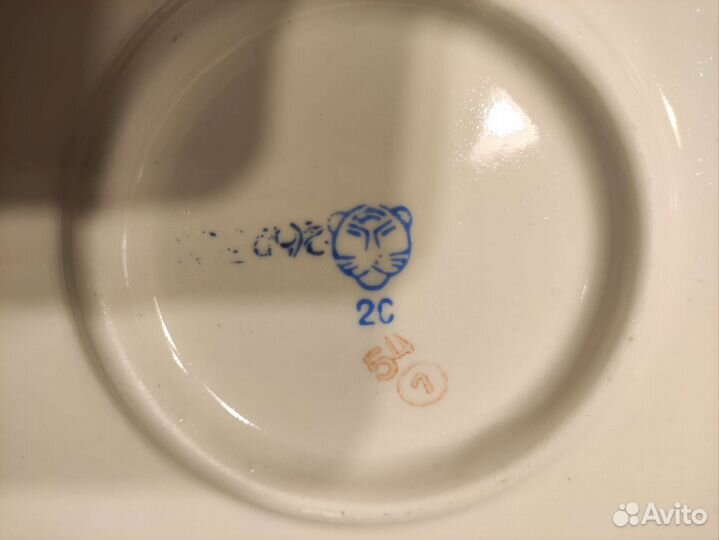 Блюдо большое, тарелки СССР