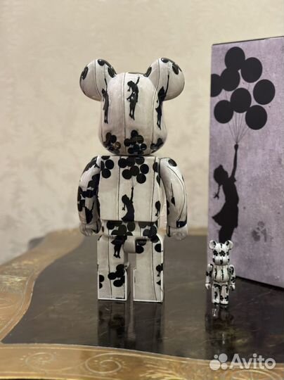 Bearbrick x Balloon Girl Banksy