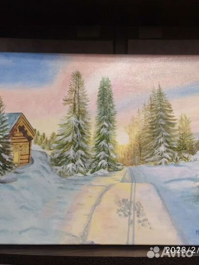 Картина на холсте 30 * 40 с подрамником