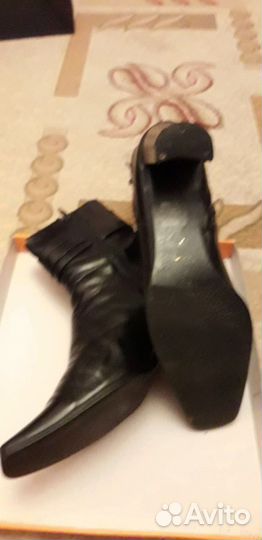 Полусапоги демисезонные, натур. кожа, 41 размер