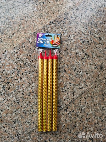 Свеча фонтан для торта