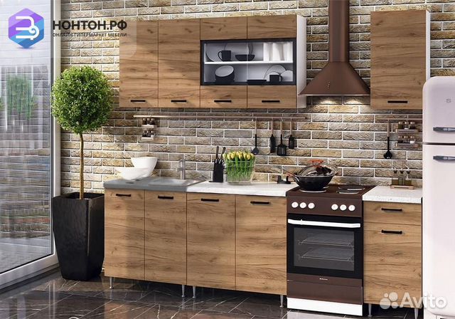 Кухня Рио 1.8 м дуб крафт