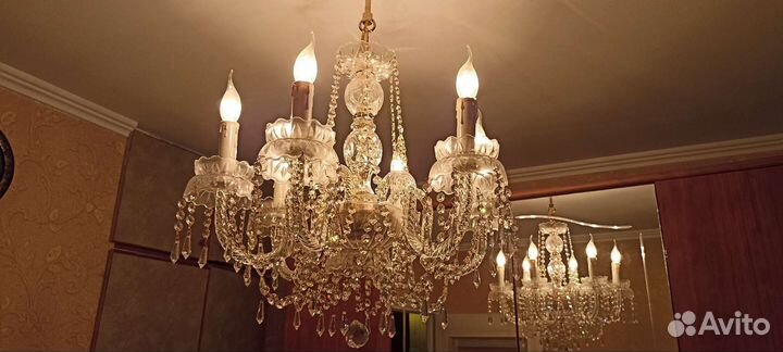 Люстра хрустальная богемия чехия