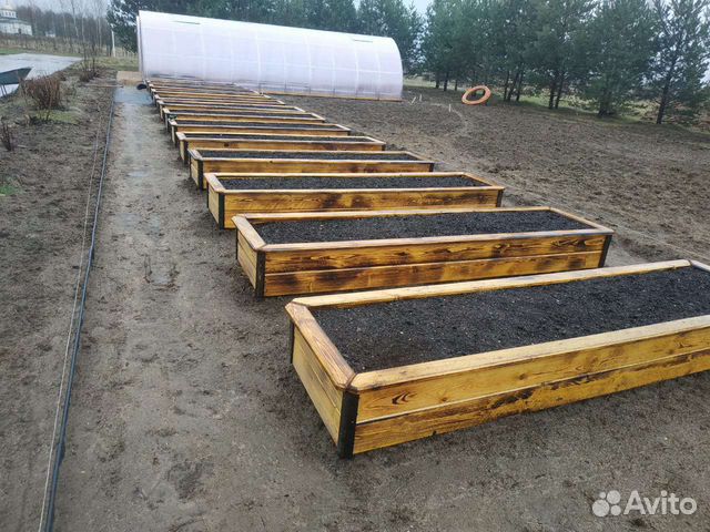 Высокие деревянные грядки купить в Москве | Товары для дома и дачи | Авито