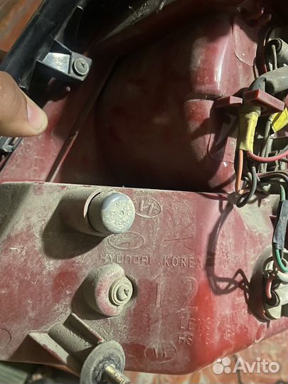 Фара задняя левая hyundai Elantra xd