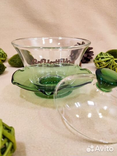 Гайвань «Зелёный цветок» для заваривания чая