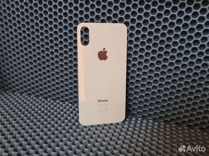 Заднее стекло iPhone XS золотое