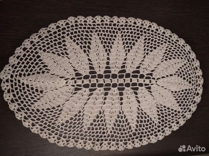 Салфетки вязаные крючком, ручная работа