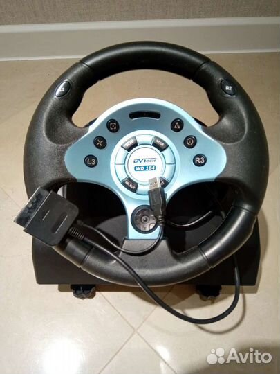 Игровой руль и педали DVtech WD184Turdo