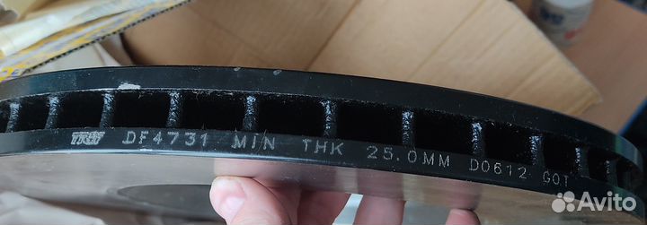 Тормозные диски volvo s60/s80 передние