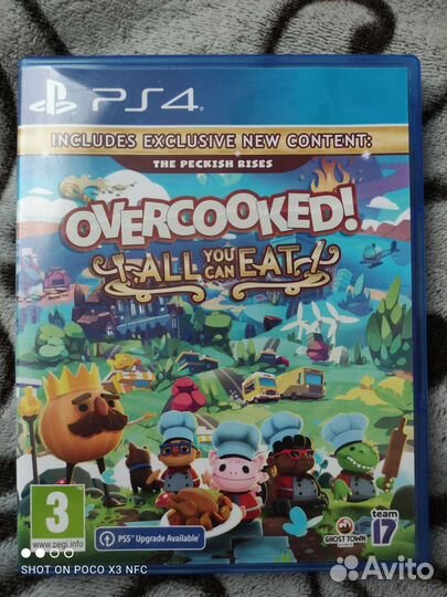 Игра на ps4 overcooked