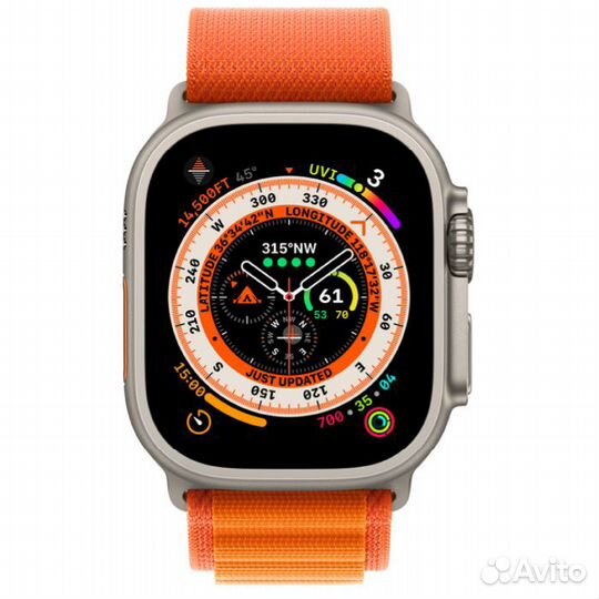 Apple Watch Ultra GPS, 49 мм корпус из титана