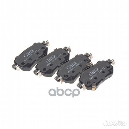 Колодки задние mazda 6 III 2012- ganz GIJ09397