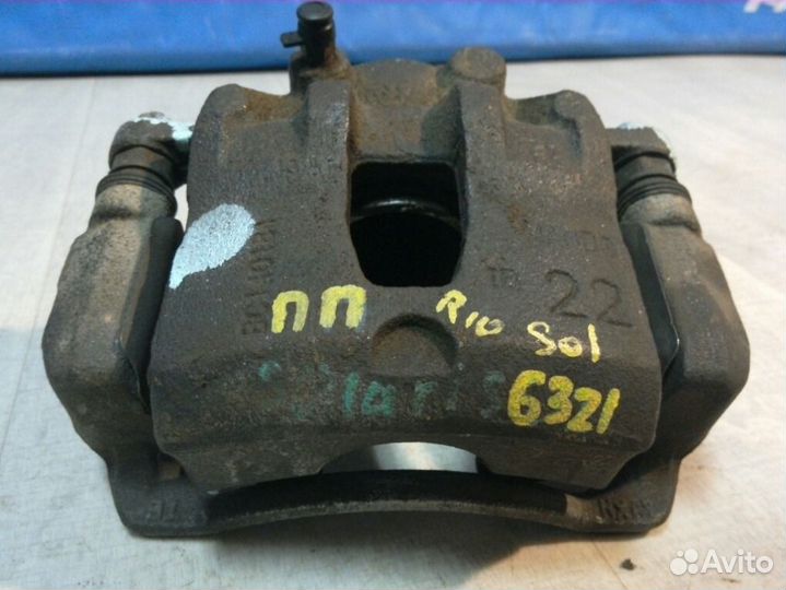 Суппорт тормозной передний правый Kia Rio QB 2011