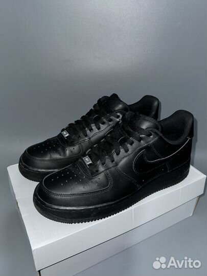 Кроссовки Nike Air Force 1 Low Black оригинал