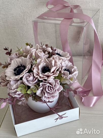 Букет из мыла ручной работы