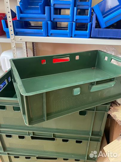 Ящики пластиковые 600х400х120 Универсальные Мясные