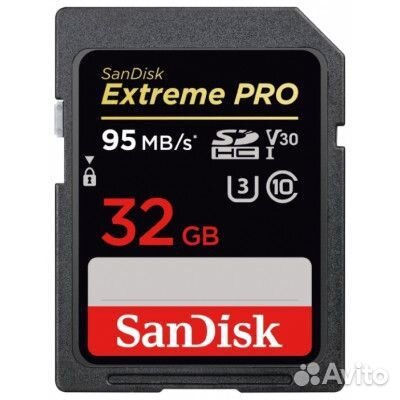 Карта памяти Sandisk extreme PRO sdhc 32Gb 100mb/s