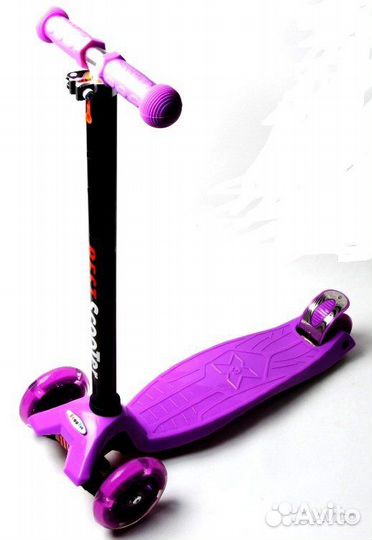 Самокат Scooter 980 фиолетовый