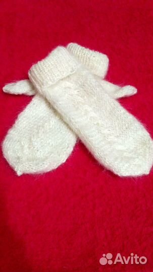 Пуховые носки и варежки, платки, шарфы