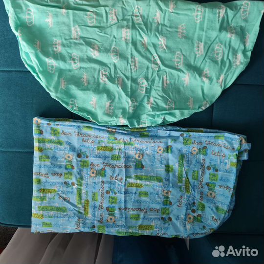 Простынь на резинке в детскую кровать