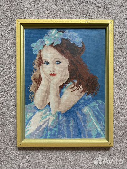 Картина вышитая крестом