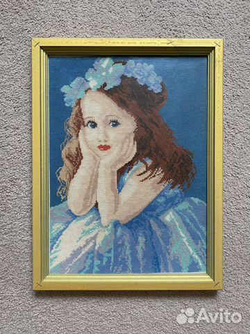 Картина вышитая крестом