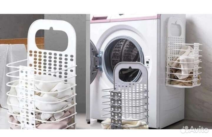 Корзина для белья с крючком