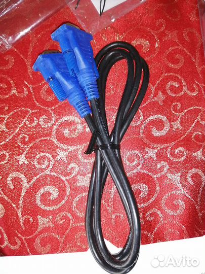 Кабель VGA-VGA (компьютер-монитор)