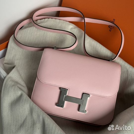 Сумка Hermes Constance 18 Rose Sakura Swift Phw