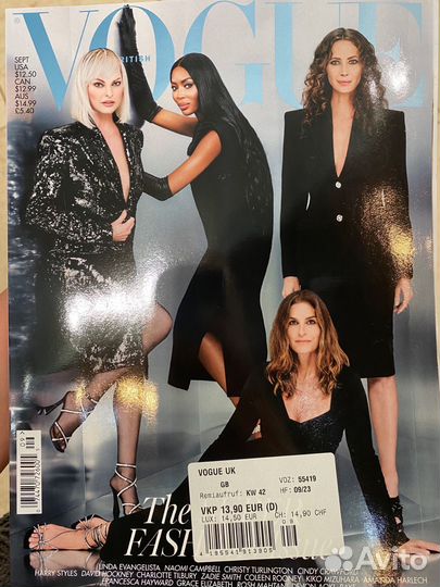 Vogue British сентябрь 2023