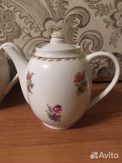 Чайник фарфор СССР Песочное