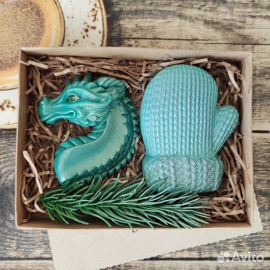 Мыло ручной работы,дракон из мыла