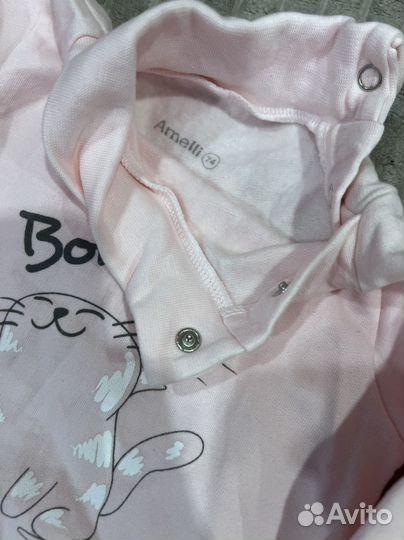 Водолазка с горлом тепленкая 74-80