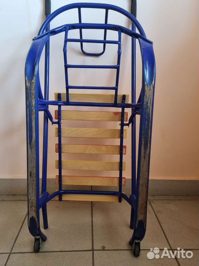 Санки-коляска с чехлом