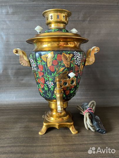 Тульский расписной самовар Штамп новый СССР