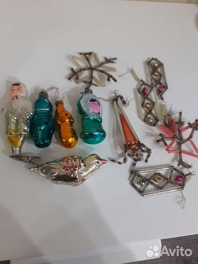 Елочные игрушки СССР