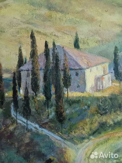 Картина маслом на холсте пейзаж прованс