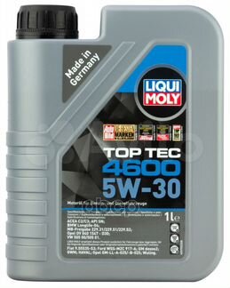 LiquiMoly 5W30 Top Tec 4600 (1L) масло моторное